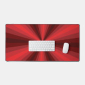 Optische illusie rood bureaumat (Keyboard & Muis)