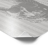 Optische illusie schedel foto afdruk (Hoek)