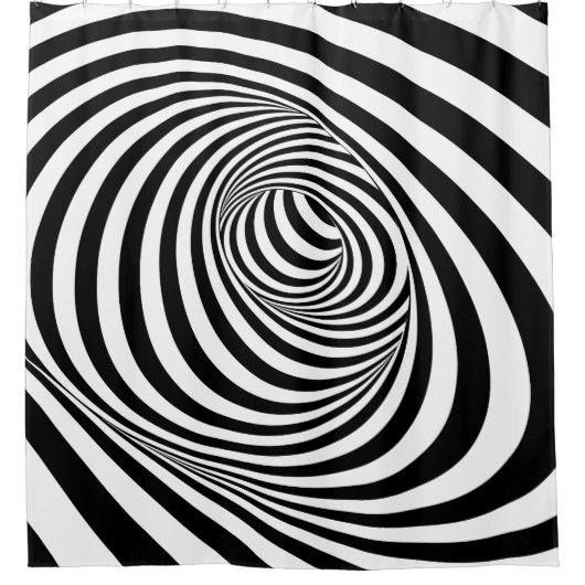 Optische Illusie Set B - Douchegordijn (Voorkant)