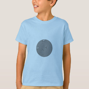 Optische Illusie Spiraal T-shirt