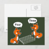 Optische illusie Trick Green Briefkaart (Voorkant / Achterkant)