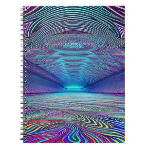 Optische illusie van de regenboog, notitieboek