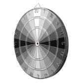 Optische illusie zwarte dart-kaart dartbord (Voorkant Rechts)