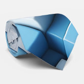 🔳Optische Illusieblokken Stropdas (Opgerold)