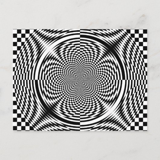 Optische illusies briefkaart (Voorkant)