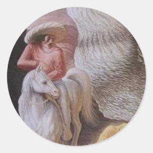 Optische illusies ronde sticker