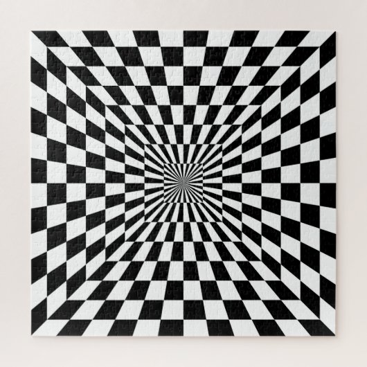 optische illusietunnel legpuzzel (Verticaal)