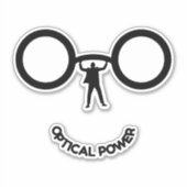 Optische kracht sticker (Voorkant)