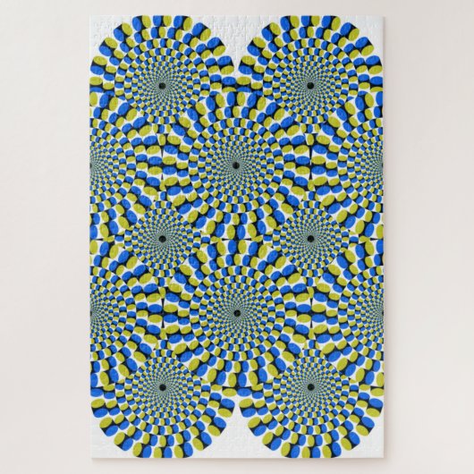 Optische lichtcirkels legpuzzel (Verticaal)