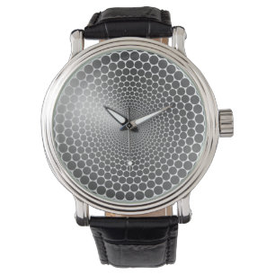 Optische lichthoek helling NOIR zilver/wit Horloge