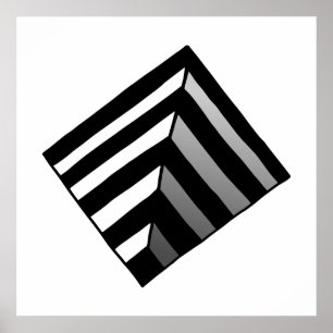 Optische lichtopening poster