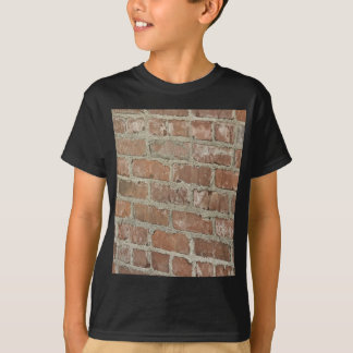 Optische lichtrode baksteen t-shirt