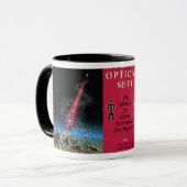 Optische SETI-Mok Mok (Voorkant links)