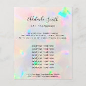 optische textuur flyer (Voorkant)