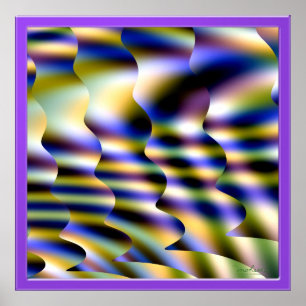 Optische transcendente meditatie poster