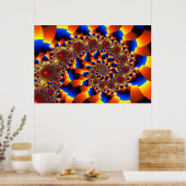 Optische verlichting 1 poster (Keuken)