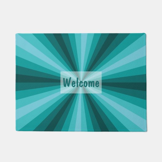 Optische verlichting Aqua Doormat Deurmat (Voorkant)