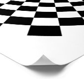 Optische verlichting B&W-ventilator Poster (Hoek)