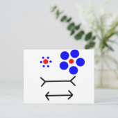 Optische verlichting briefkaart (Staand voorkant)