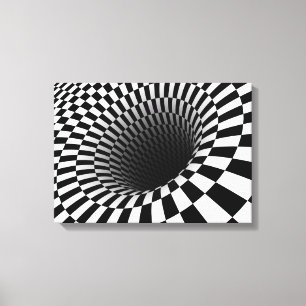 Optische verlichting canvas afdruk