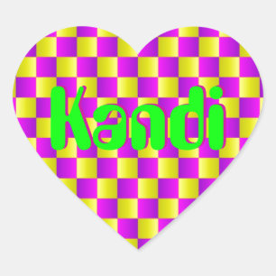 Optische verlichting hart sticker