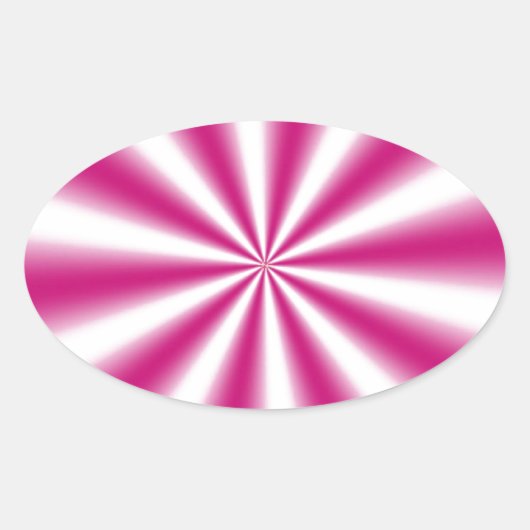 Optische verlichting ovale sticker (Voorkant)