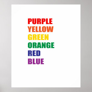 Optische verlichting poster