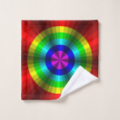 Optische verlichting Rainbow Bathroom-handdoekset Bad Handdoek (Wasdoekje)