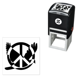 Optische Vredesduif Zelfinkt Stempel