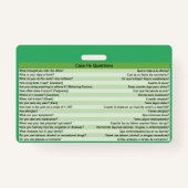 Optométrie Badges Médicales Espagnols (Devant)