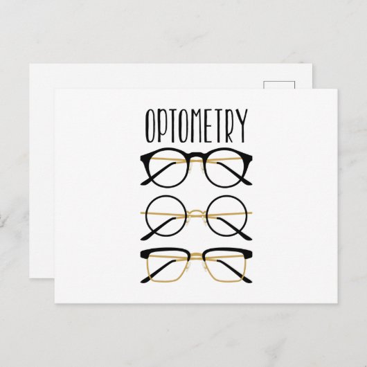 Optometrie Briefkaart (Voorkant / Achterkant)