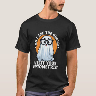 Optometrie Halloween Optometrist Oogarts Grapjas T-shirt