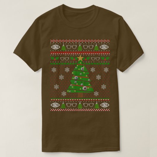Optométrie Noël laide Sweat Oh Optometree (Design devant)