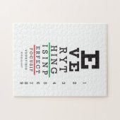 Optometrie Ooggrafiek Legpuzzel (Horizontaal)