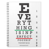 Optometrie Ooggrafiek Notitieboek (Voorkant)