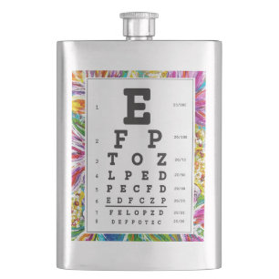Optométrie, Ophtalmologie Flacon "Oeil"
