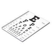 optométrie optique Carnet photo spirale (Côté gauche)