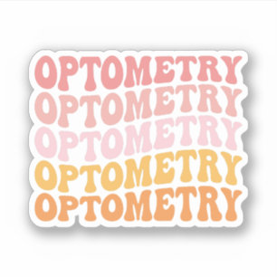 Optometrie, Optometrist Gift, Optometry Student Sticker