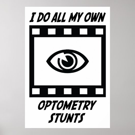 Optometriestunts Poster (Voorkant)