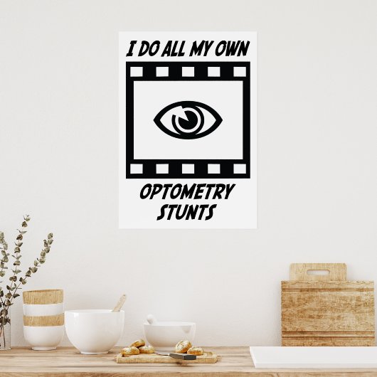 Optometriestunts Poster (Keuken)