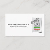 Optometrist | Brillen | Ooggrafiek Afsprakenkaartje (Voorkant)