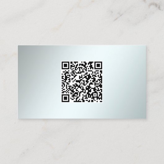 Optometrist Custom QR Visitekaartje (Achterkant)
