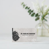 optometrist | dokter | oogonderzoek afsprakenkaartje (Staand voorkant)