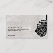 optometrist | dokter | oogonderzoek afsprakenkaartje (Achterkant)