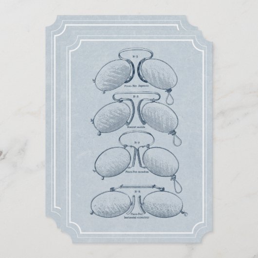 Optometrist  Eyeglassekaart Afstuderen Kaart (Voorkant / Achterkant)