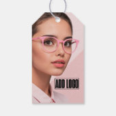 Optometrist Eyewear Zakelijke Barcode Prijs Label Cadeaulabel (Achterkant)