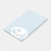 Optometrist | Gepersonaliseerde naam van Eye Speci Post-it® Notes (Schuin)