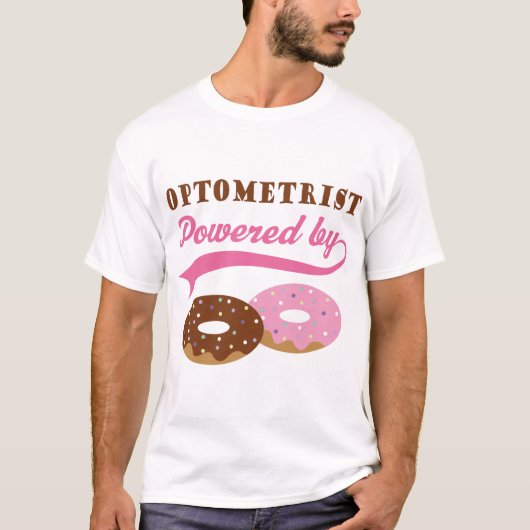 Optometrist Gift (Donuts) T-shirt (Voorkant)