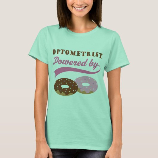 Optometrist Gift (Donuts) T-shirt (Voorkant)