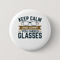 Optometrist Keep Calm Advertentie U heeft bril nod